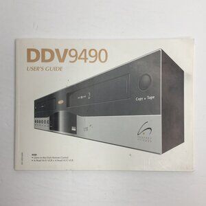 Go Video DDV9490 Dual Deck Hi-Fi VHS User's Guide Book